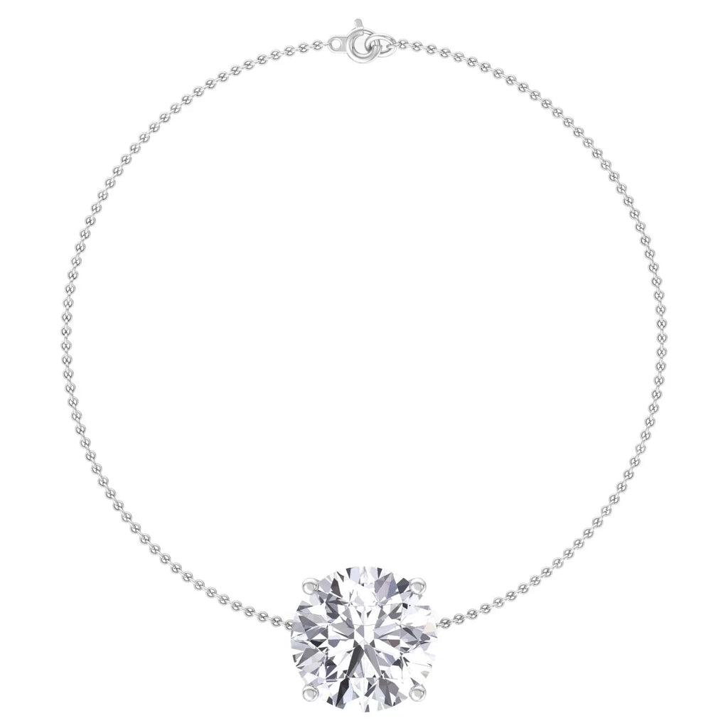 Round Bracelet Classic Diamond - Solitaire Cinder