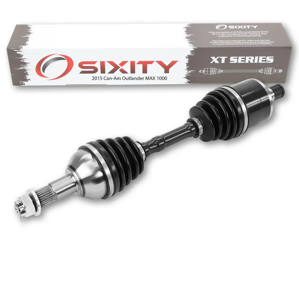 with 1000 LTD MAX 4X4 - compatible Can-Am EFI Sixity Outlander XT Axle 2015 Right Rear