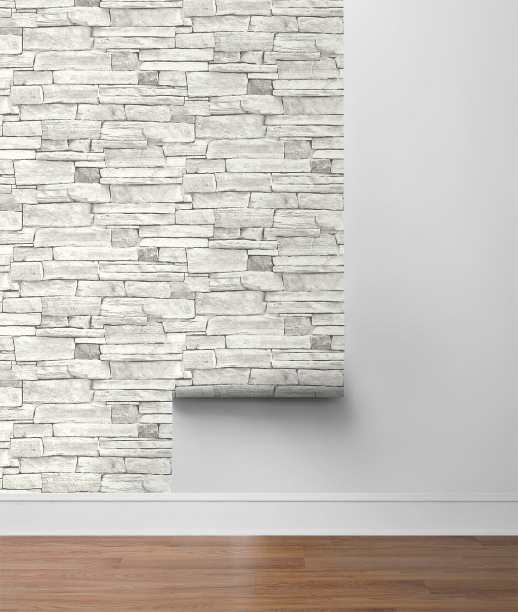 L Stone 20.5 x W ft. NextWall in. - 18 Peel Wallpaper Stick and Stacked