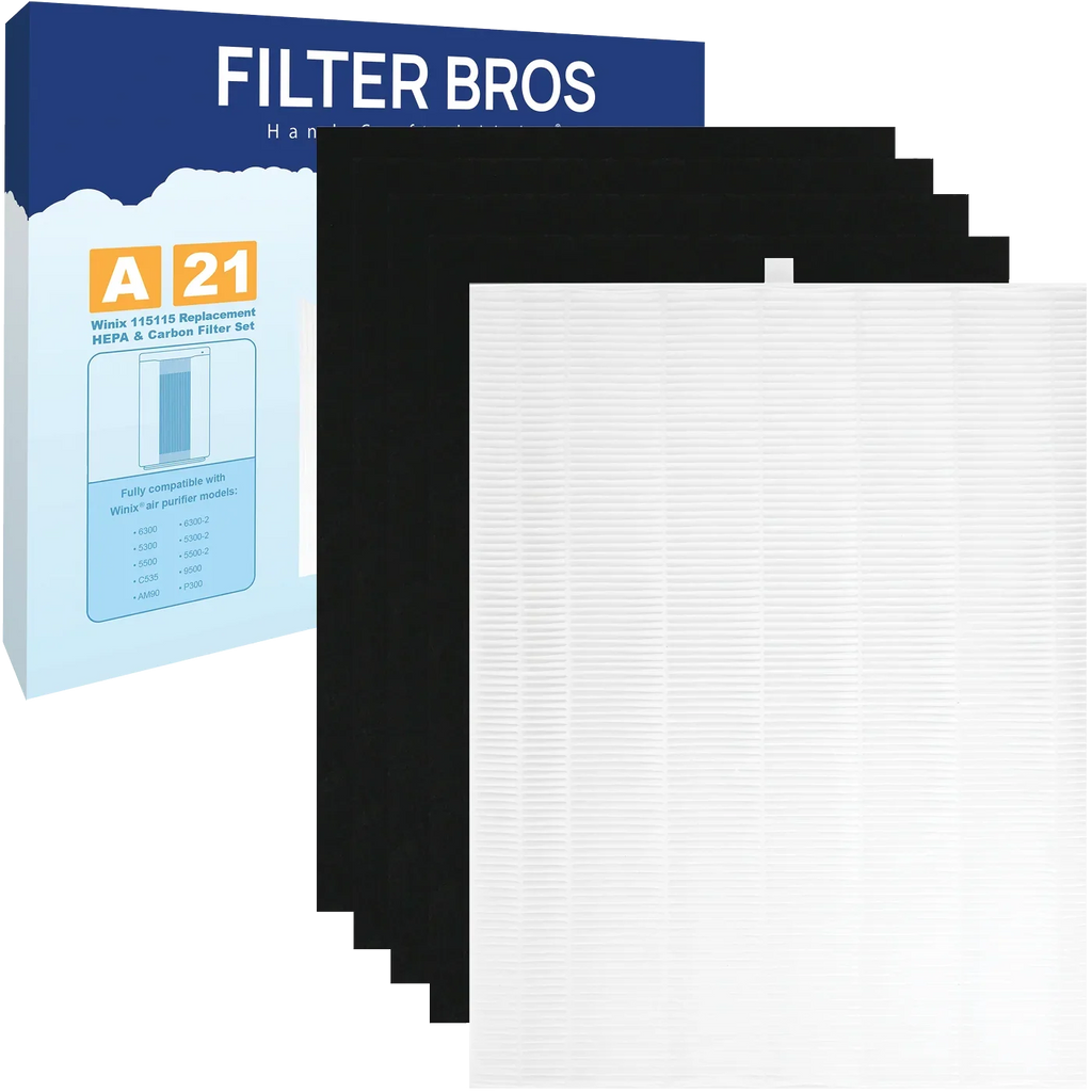 5300, Bros C535 115115 Replacement 9500, Plasmawave Winix Filter Filter 5500-2, Purifiers Compatible 5500, P300, Air HEPA A Home 6300, 5300-2, Series with 6300-2,