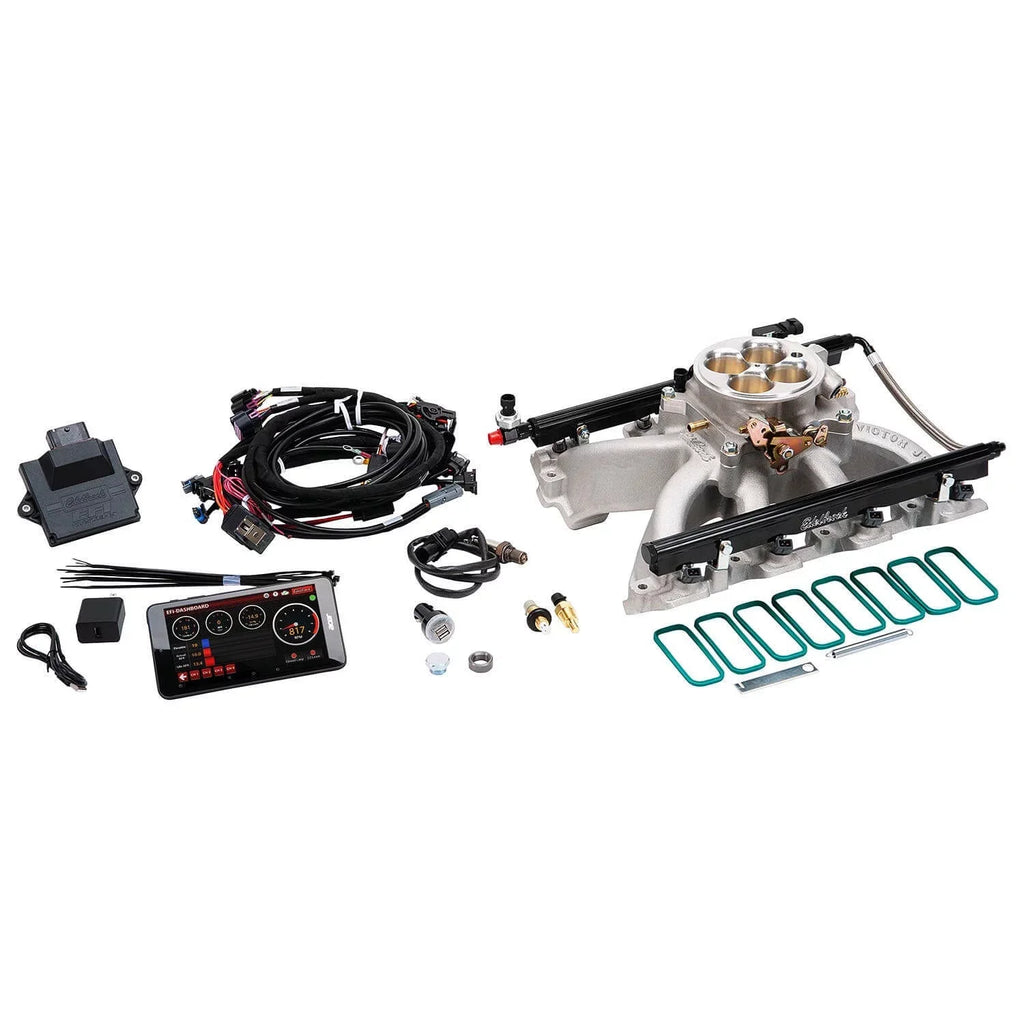 Traditional 4 4150-design 35710 Edelbrock Kit Pro-Flo EFI