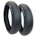 26x4.0 Beads Fleetwood Tires Two 24x4 with Bike Street Duro Semi-Slick Folding