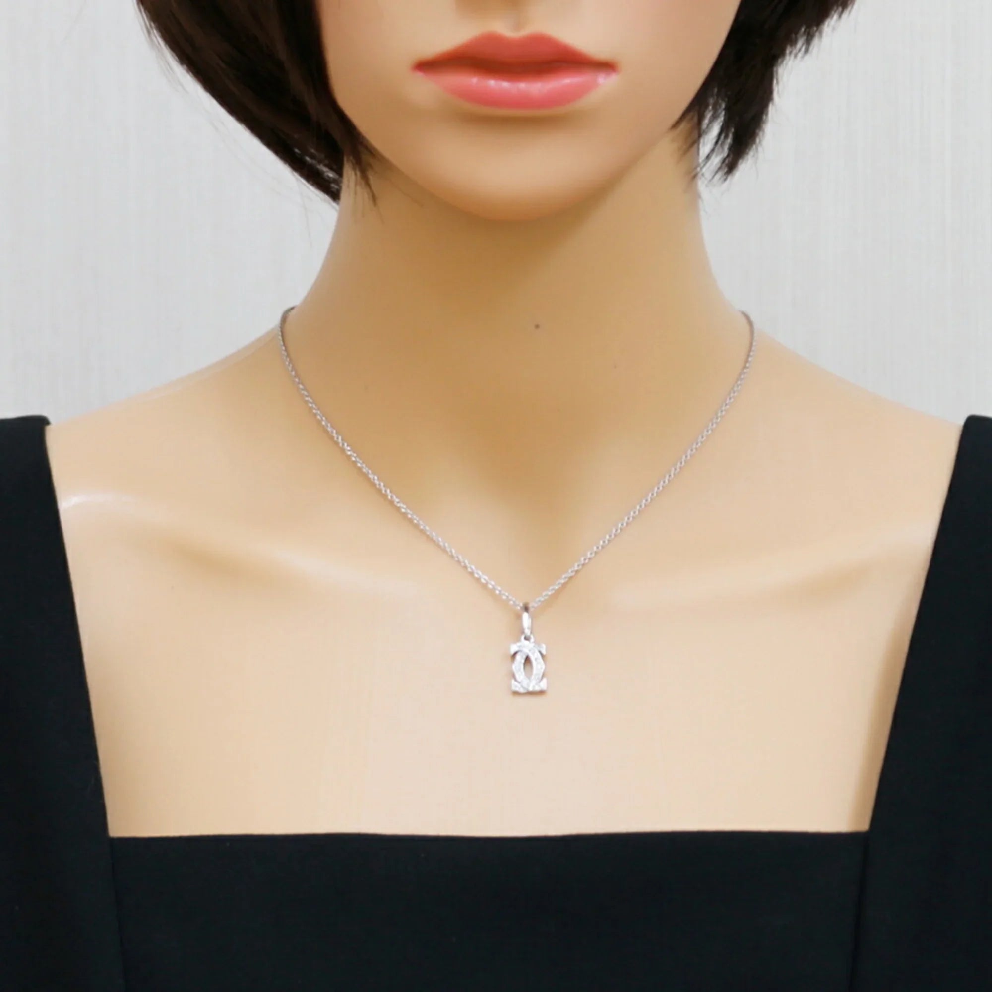 Pendant CARTIER (Like Cartier Diamond BRJ10000000119251 Ladies 18K Top New) 2C Pre-Owned