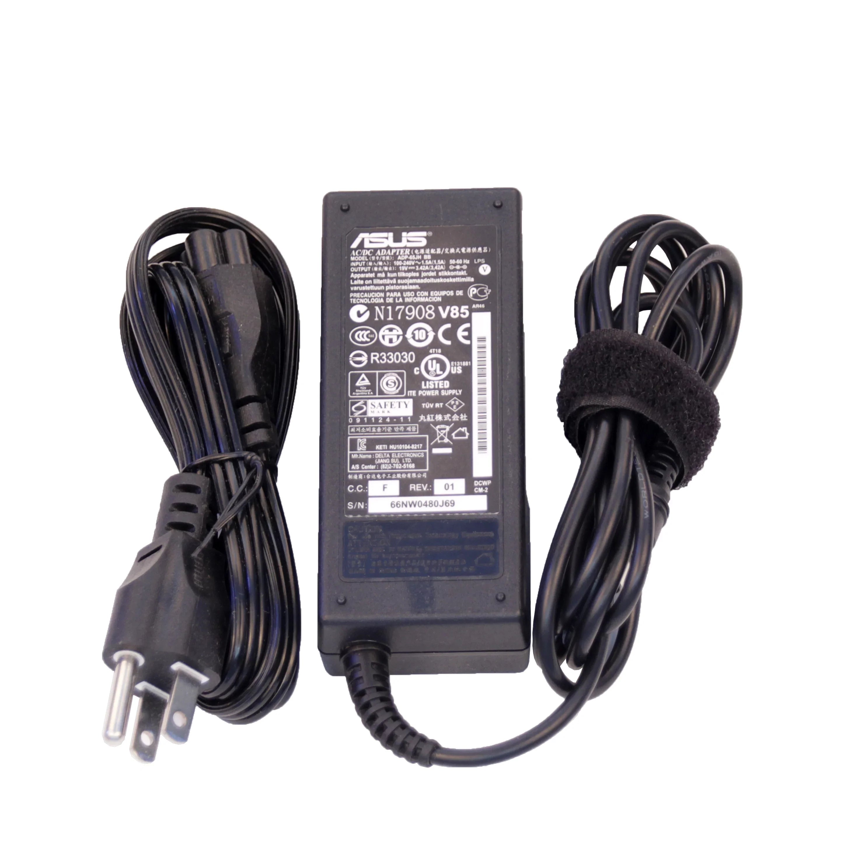 X540SA Original X540LA Genuine Adapter Laptop X553SA-BHCLN10 ASUS X202E-DH31T OEM Cord X553M X553SA 65W Charger X553MA Power
