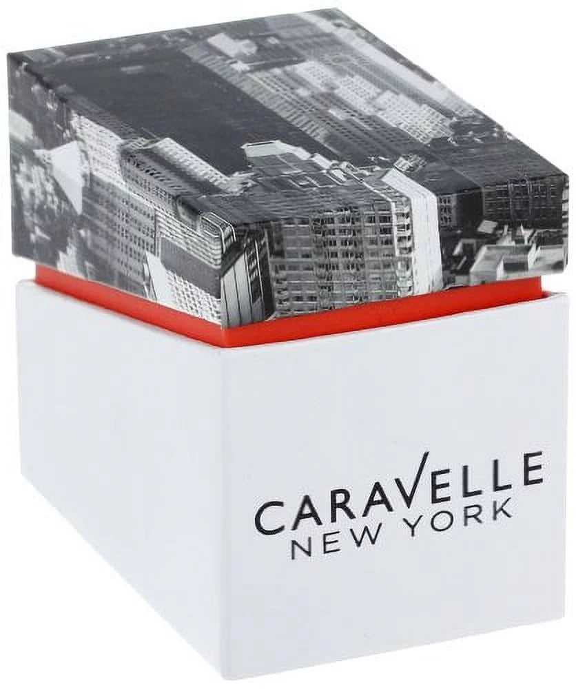 Steel Brown Movement: Ny Quartz Caravelle Rose-Tone Women's Dial