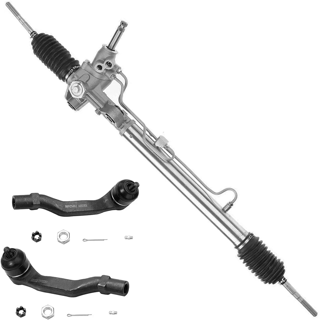 Rods Pinion Replacement Tie Power & 2 Rack 1997 & Assembly, 1996-2000 Steering Outer - Steering 1998 Honda Detroit Complete Axle for Rack 1999, Pinion Civic Power