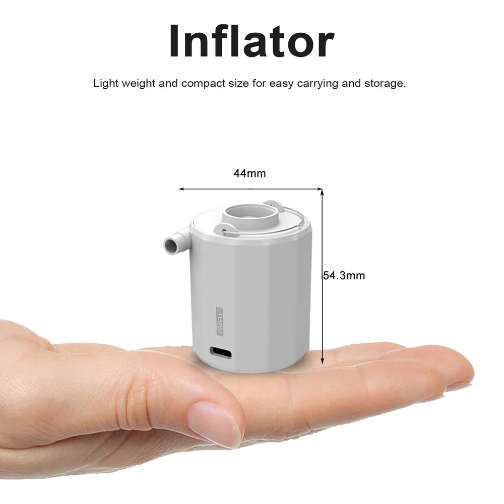 Vacuum Lamp Inflator Tent Pump Inflator Multifunctional Electric Camping Mattress Light and Htovila Vacuum Portable Inflatable Pump Cordless