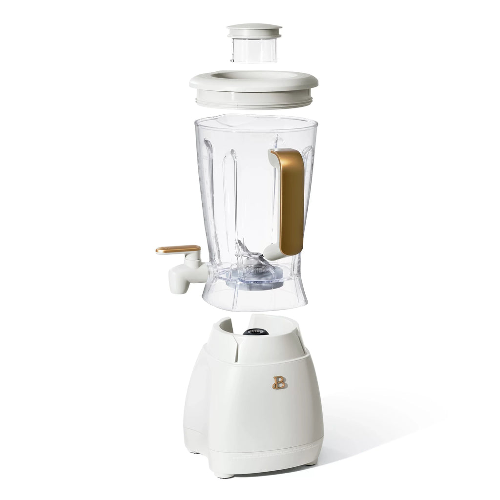 by White Barrymore 4-Speed Frozen oz Slush 60 Crush Beautiful Icing Drew Drink Maker,
