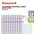 Pleated MERV 14x24x1 Filter- Honeywell 12 Furnace Air Pack HVAC 12
