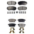 For Kit Mazda KPF-100094 Front MKX Lincoln CX-9 Pads Rear Edge Semi-Metallic CX-7 Brake