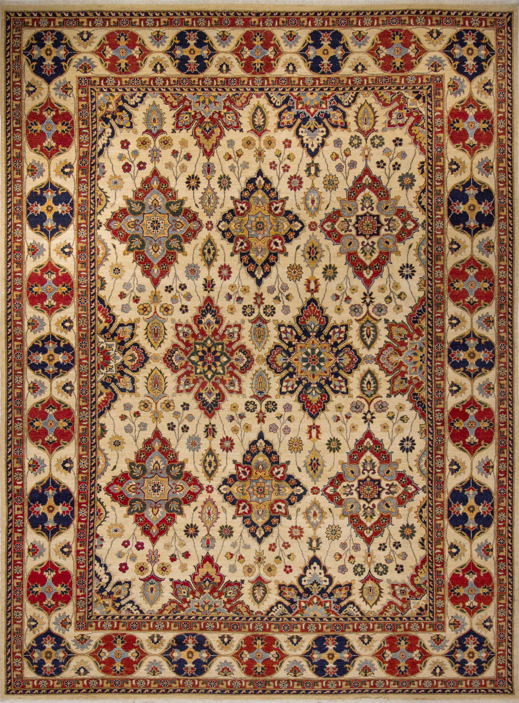 Rug, Cam 10'1" Aria x Ivory/Blue 13'5"