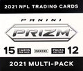 Box 2021 Trading Cello NFL Football Packs) (12 Prizm Card