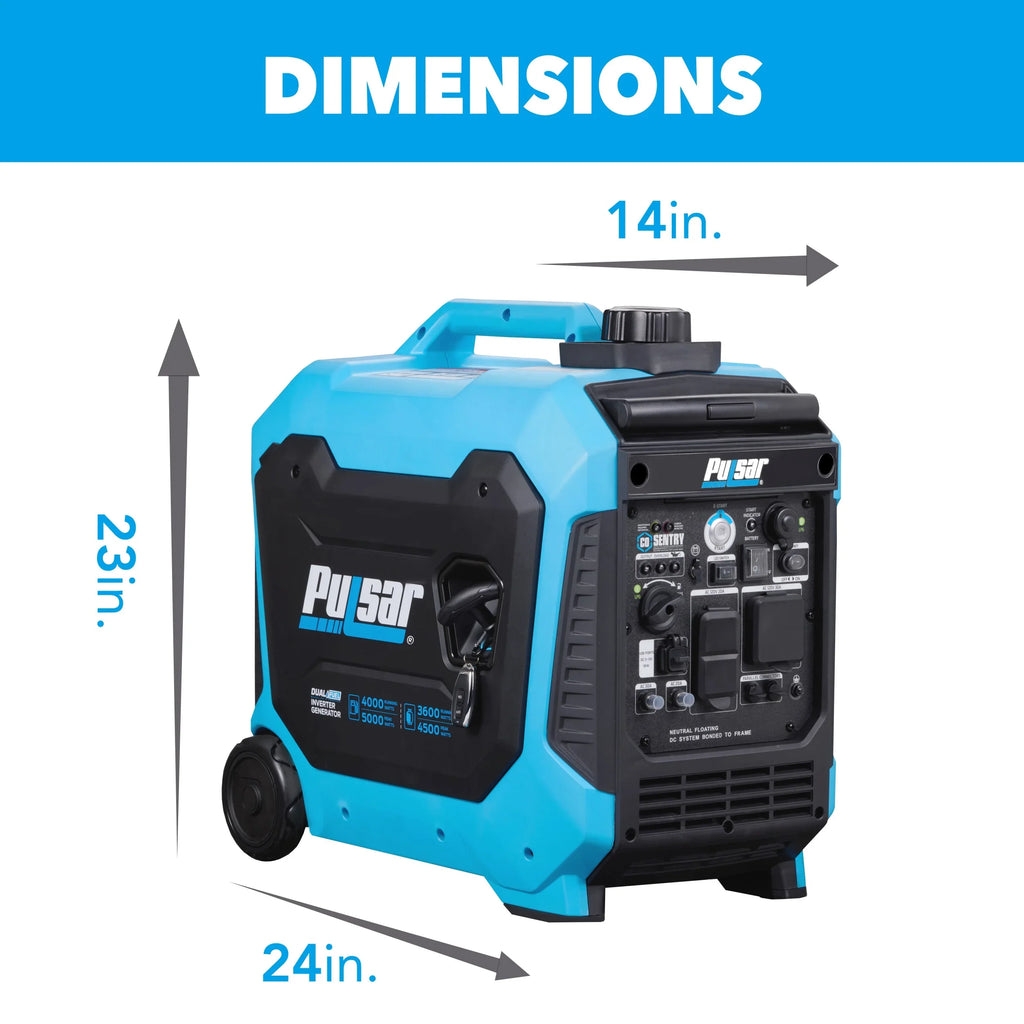 Fuel Ready and Sentry Dual RV CO Generator Start 5000-Watt with Pulsar Inverter Remote