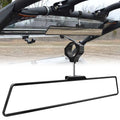 Aluminum Mirrors Rear Polaris MICTUNING Interior w/ White Mirror Center UTV Ranger/RZR 16" Lights View Rearview Fit Universal