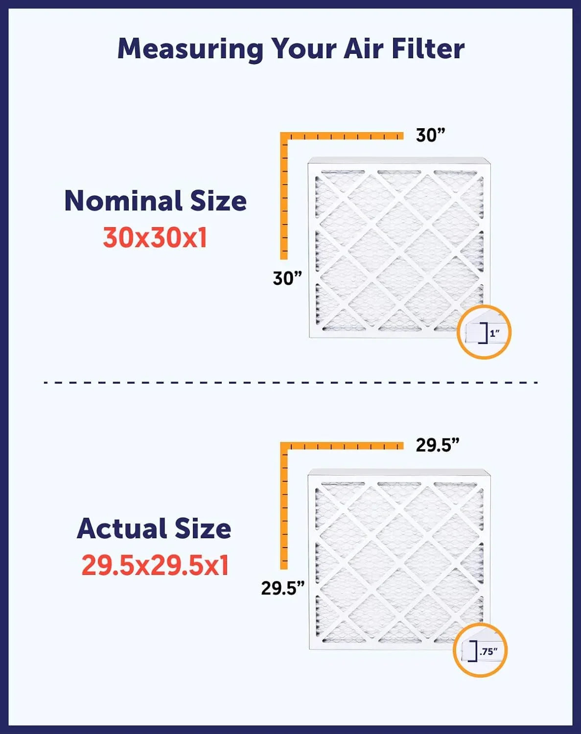 Filter | .75" IN Filters USA King Pleated Furnace 9 8 MADE | Air | A/C 35.5 x HVAC dimension: Filter MERV 9x35.5x1a | x Actual 4-PACK
