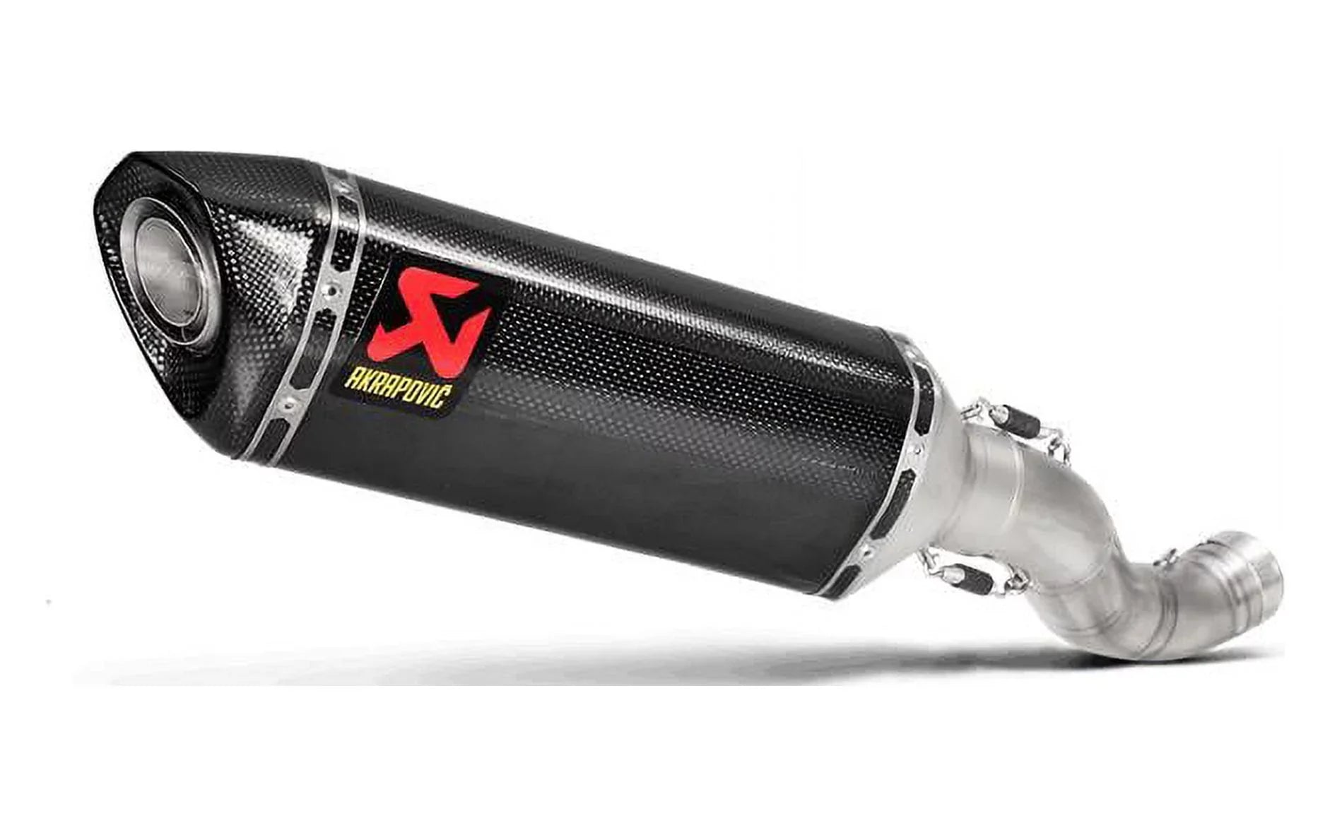 Line S-A10SO8-RC - Carbon Fiber Slip-On Muffler Akrapovic Exhaust
