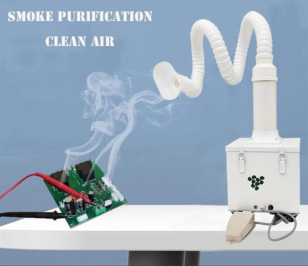 Purifier Welding Smoke Switch Smoke Welding Purifier 12V Dry Portable Fume Foot with Extractor