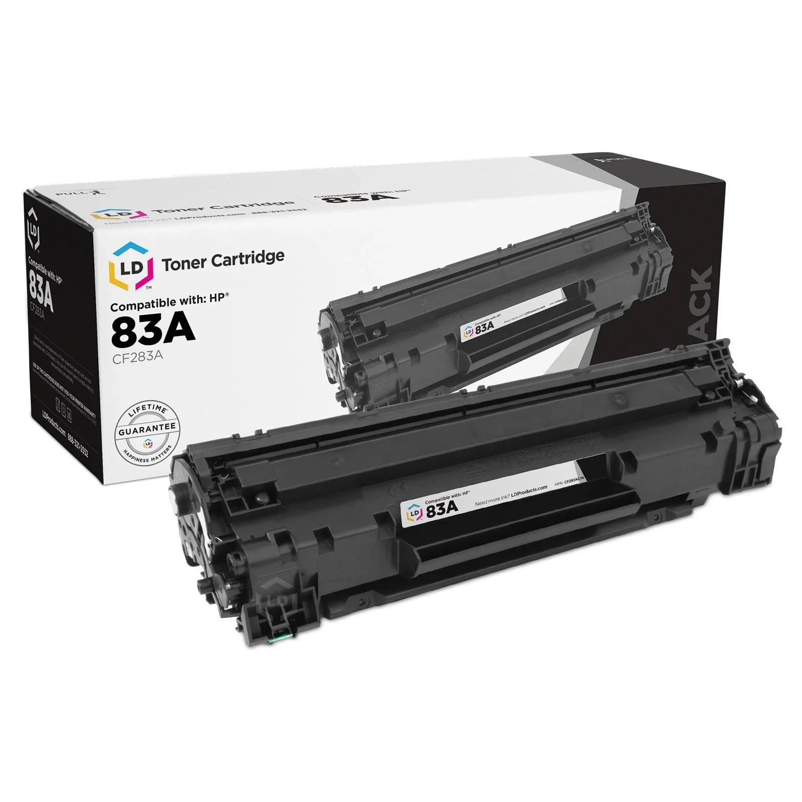 © M127fn HP Pro M201n, M127fw, Replacement 83A & Laser for Black M201dw, / LaserJet CF283A HP A Packard Cartridge Hewlett 83 / LD M152a, Compatible M125rnw, M125nw, for M225dn, MFP Toner