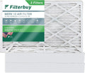 Pleated Air AC HVAC 16x25x4 Furnace Filterbuy Filters (3-Pack) MERV 13