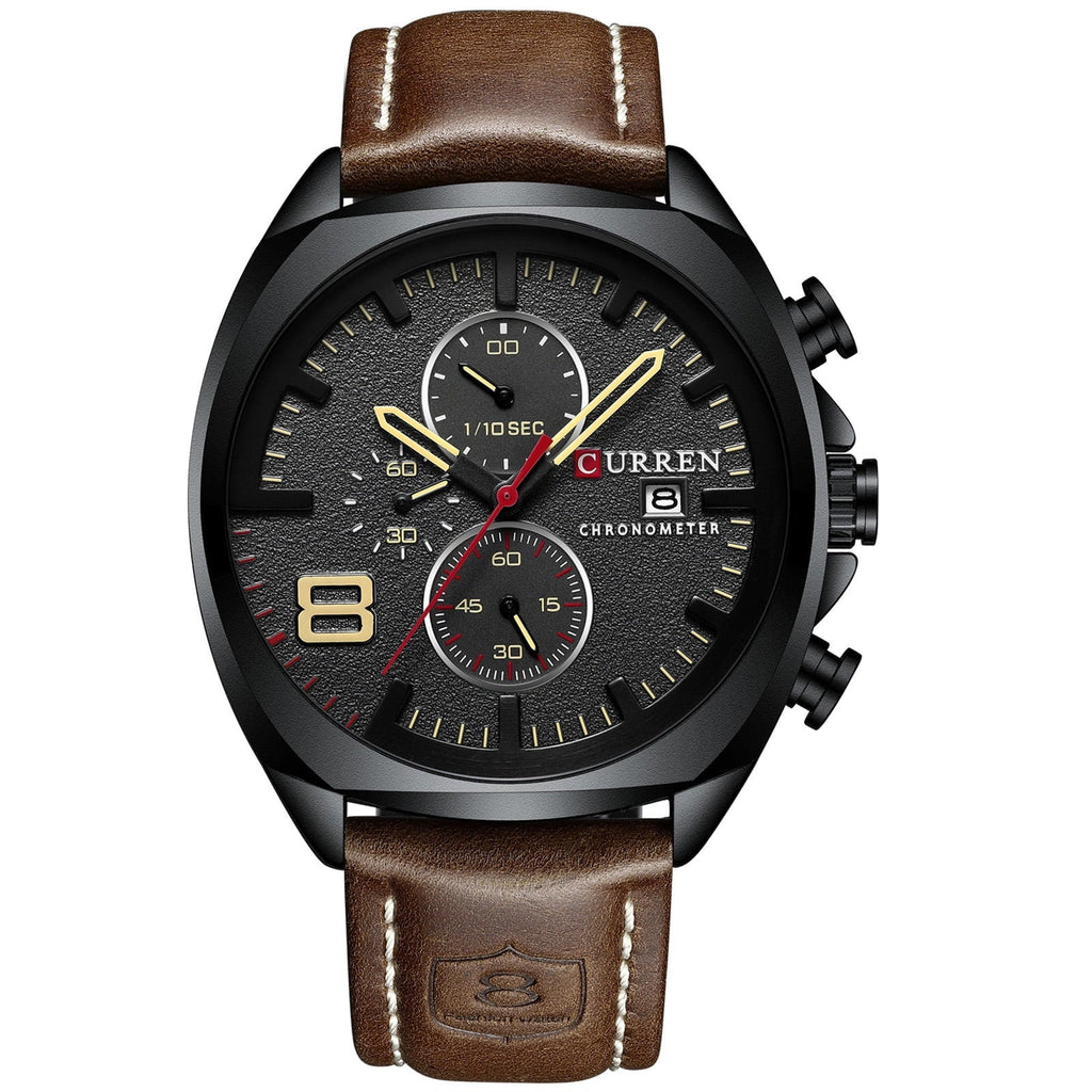 Men Quartz Wristwatches,Casual Casual Watch Arealer Dazzduo Watch Movement Watch Wrist Wrist Business