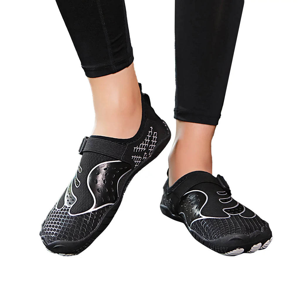 Strap JHLZHS Waterproof Couple Shoes Buckle Shoes Black Sport Men Casual Breathable Soft Mountaineering Bottom Running exterior Beach