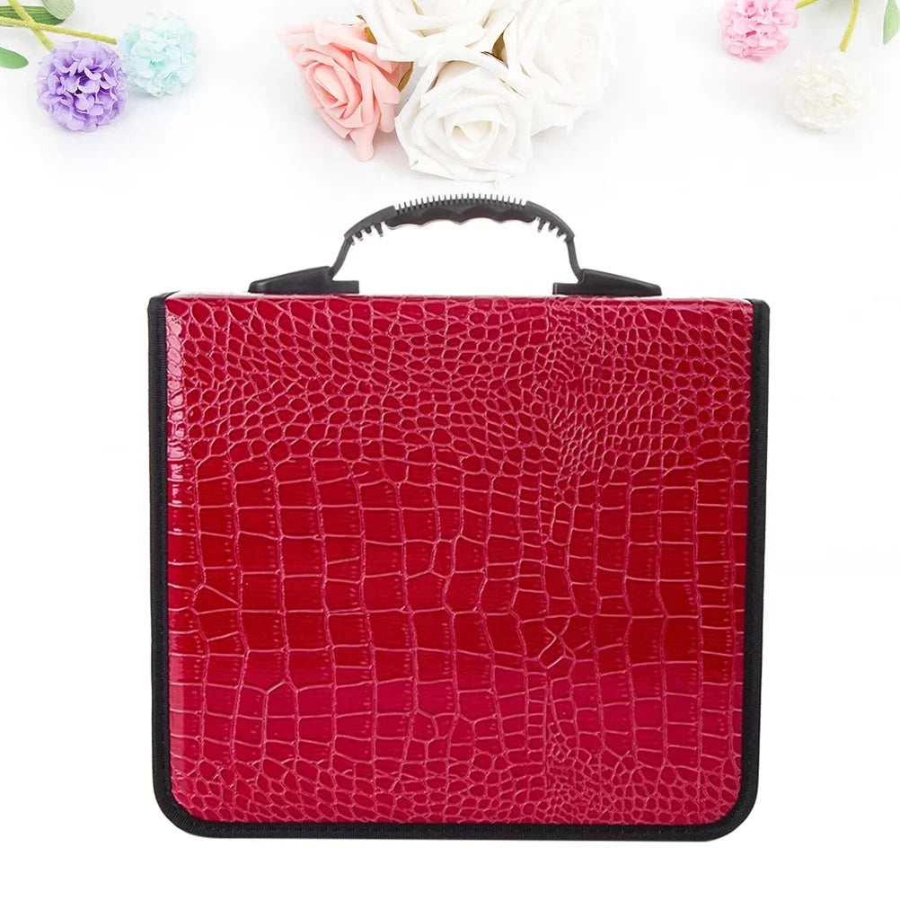 Storage 400 Wallet Binder Carrying Large NUOLUX Portable Holder Pack Organizer Cases Cd 100 Disc Case