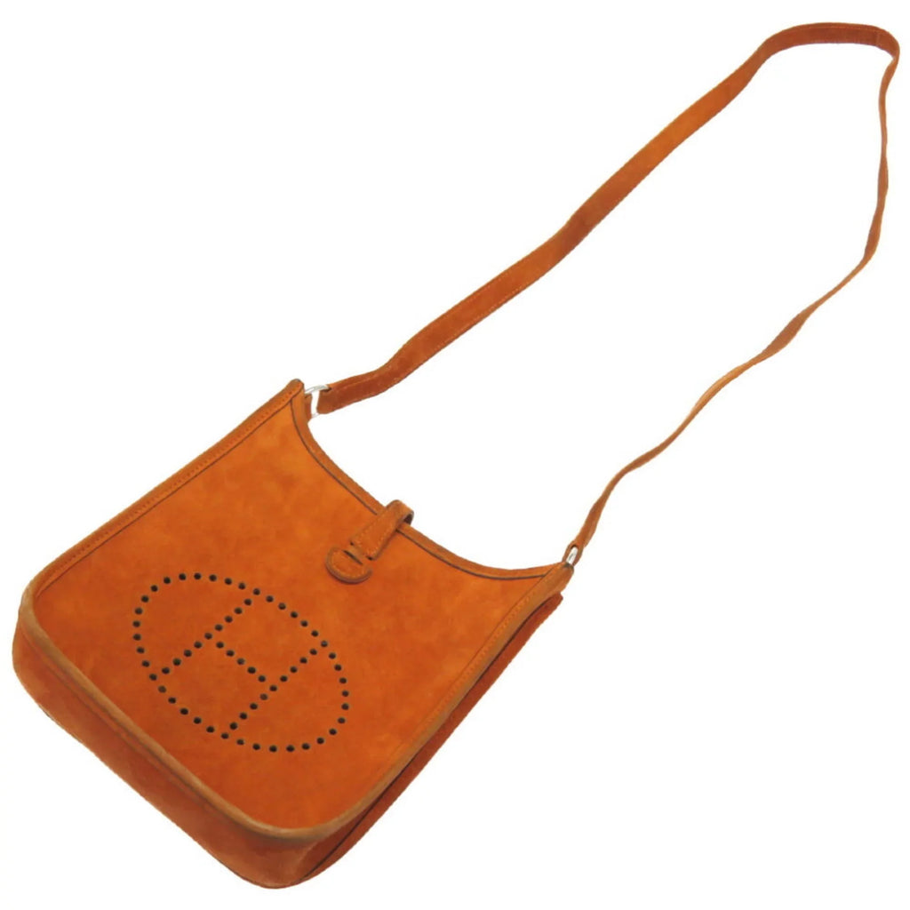 □ TPM 0069HERMES Shoulder Bag H Dobris Evelyn Pre-Owned Hermes (Fair) Engraved Orange