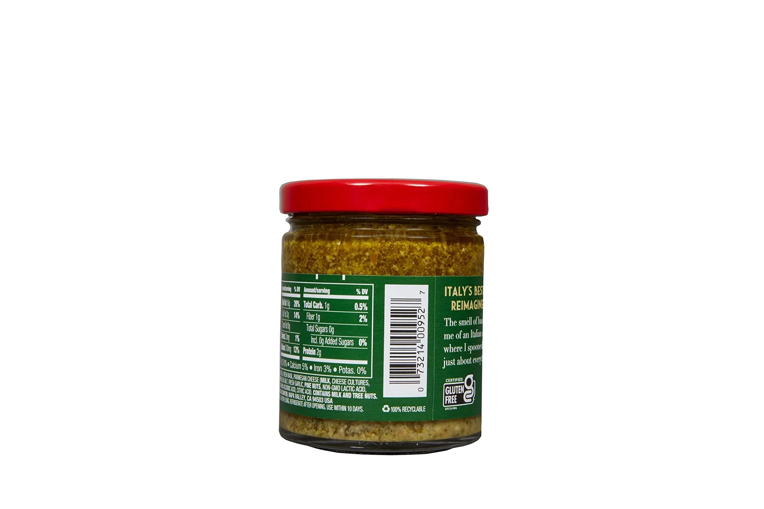 of L 6) Basil Sauce, G Mezzetta 6.25-Ounce (Pack Pesto,
