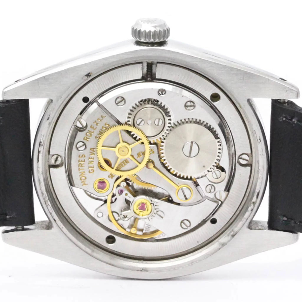 Oyster Steel Mens Authenticated Watch 6694 Precision BF555830 Hand-winding Used Vintage Date