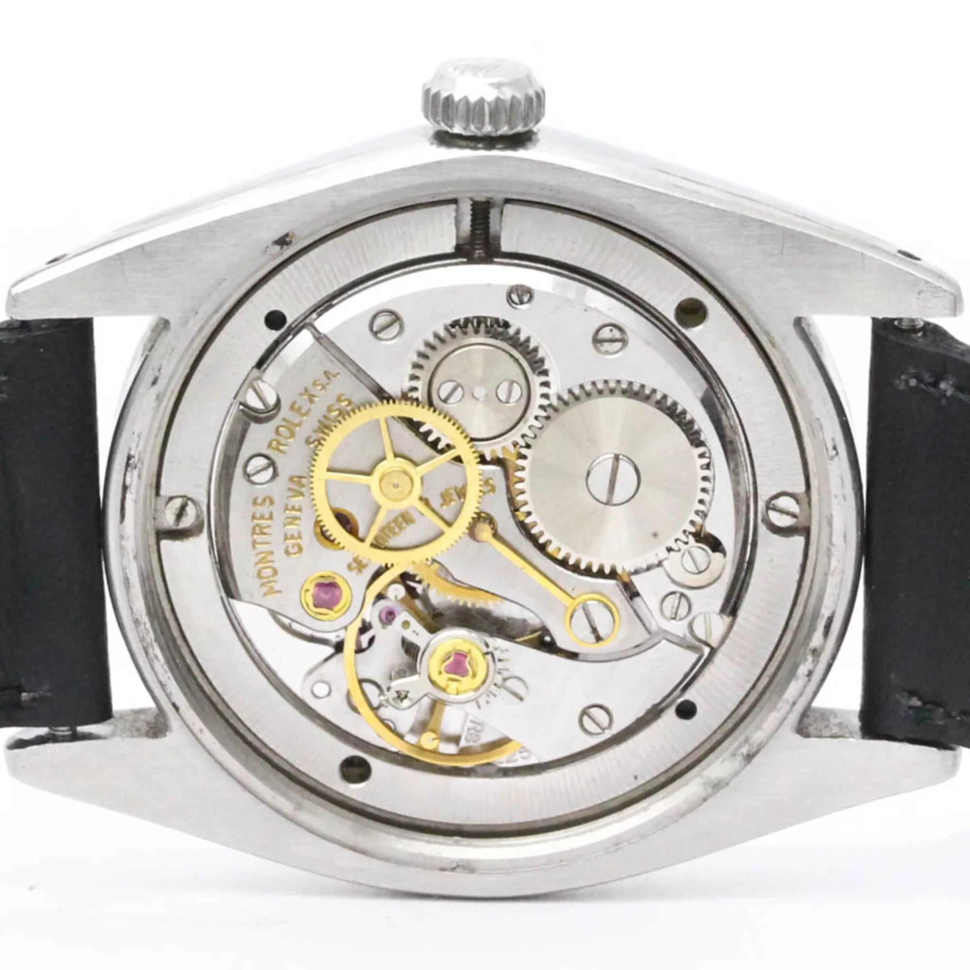Oyster Steel Mens Authenticated Watch 6694 Precision BF555830 Hand-winding Used Vintage Date