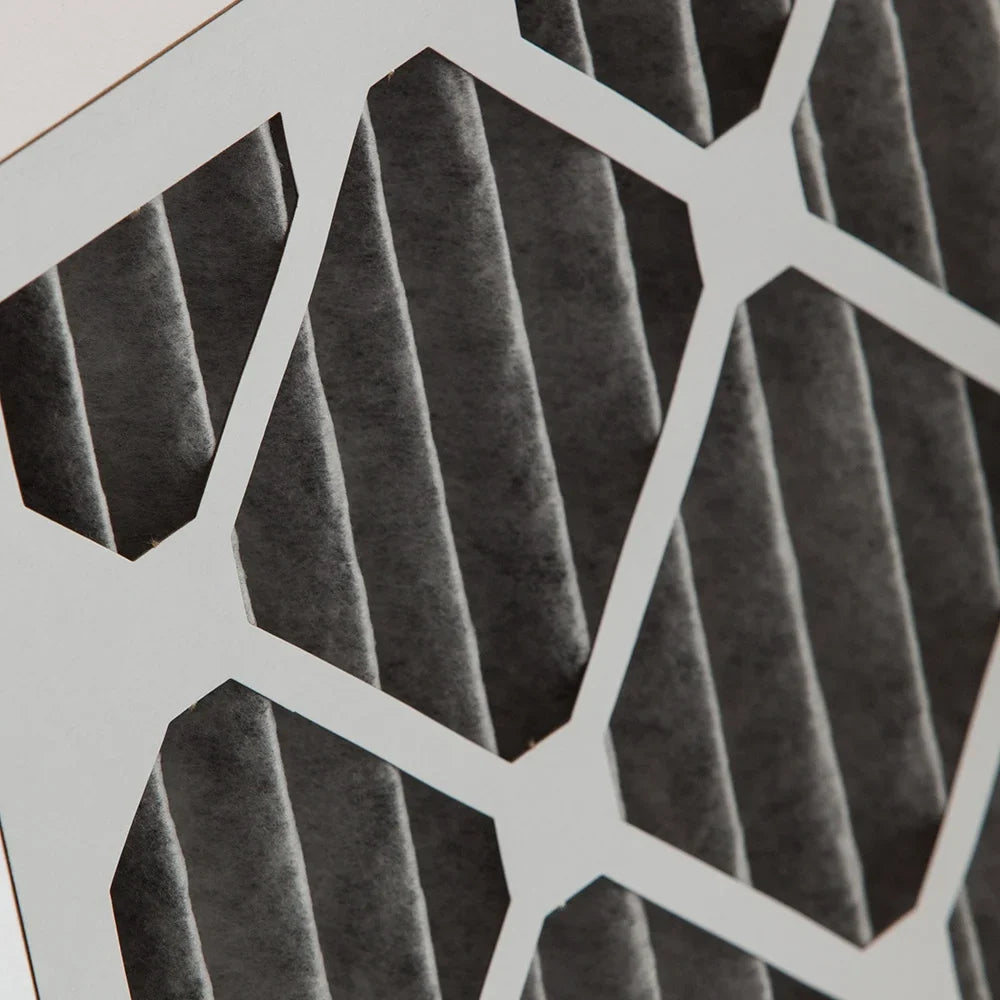 Pack 8 16x25x2 Filters Plus Carbon Pure Pleated Air Nordic Furnace MERV 12