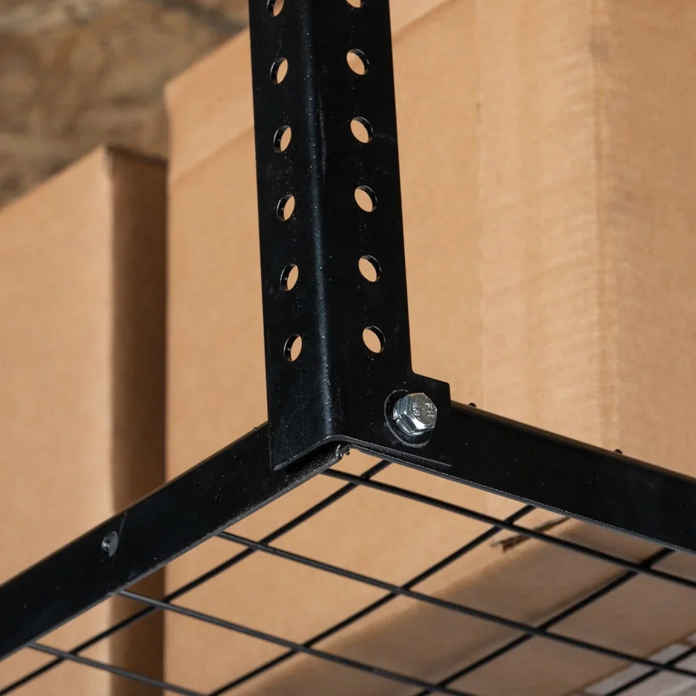 Capacity, 6' Overhead Mount Adjustable for Loading 20" 500 Organization 3' x with Garage Metal Wire Storage LB Bins Storage Ceiling Rack, Height, Titan System, 41" Attachments to Equipment Grid Bikes