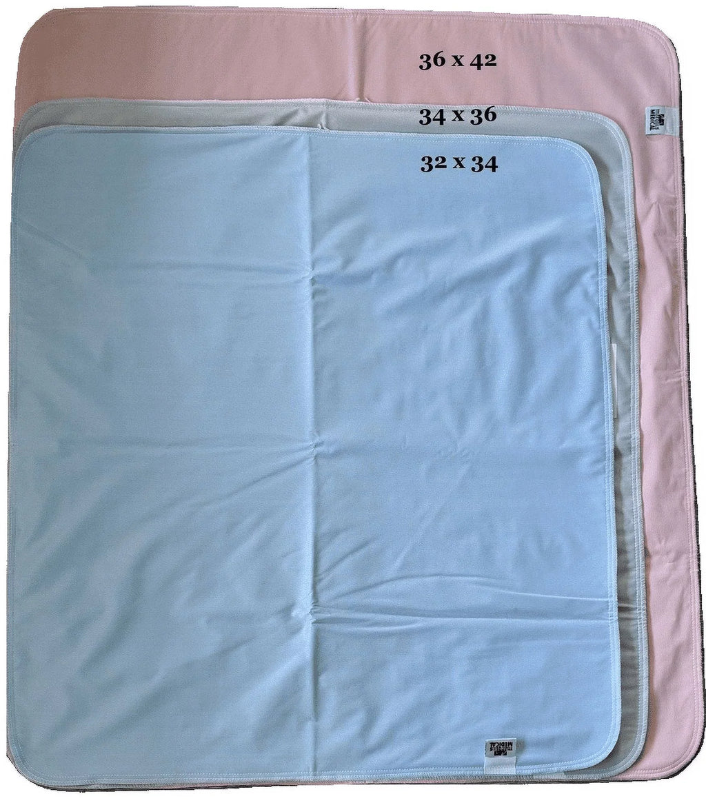 Waterproof for Pad Protection Bed Incontinence 36 Urinary Pack 12 Absorbent Underpad Blue/Green Children 34 Seniors - Washable x