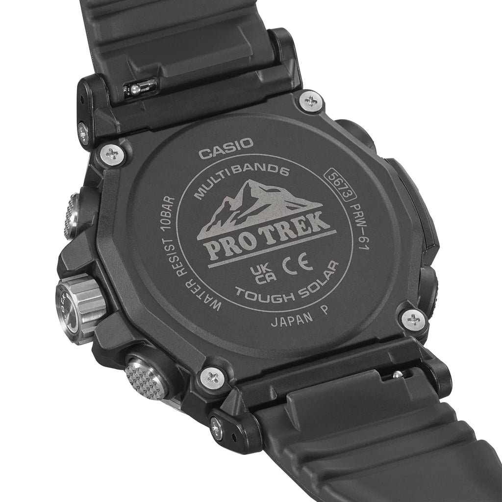 Casio Trek Bio-Based Powered Solar Sensor Triple PRW6611Y-1A Pro Men's Watch made Plastic of