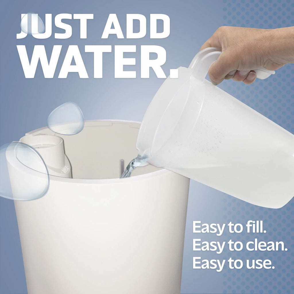 Sq. Cool ft. Mist H997W 1.6 with 420 Ultrasonic PureGuardian Humidifier Humidistat, 90-Hour Gallon
