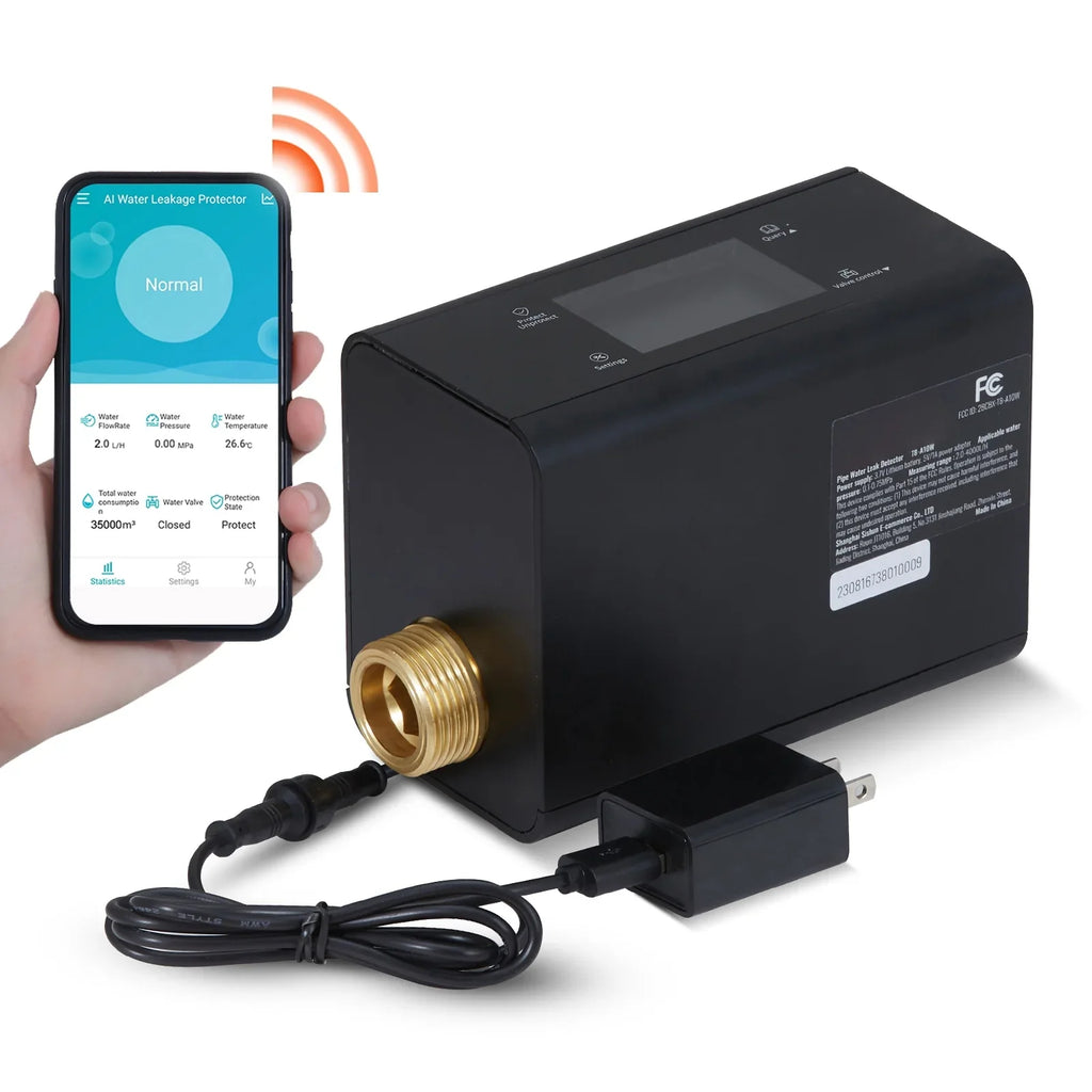 liquid 3/4" or in Monitor Diameter. Smart SKYSHALO Detector pipeline Available Automatic 1" Leak Shutoff