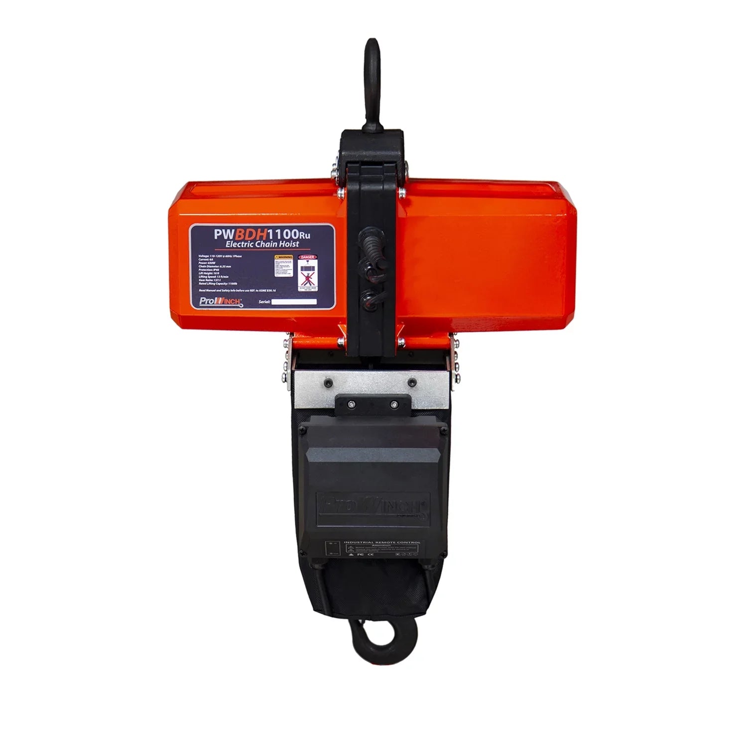 1/2 Ton Chain 1100 Prowinch Lb Wireless Mini Hoist Chain 10 Electric ft 110V