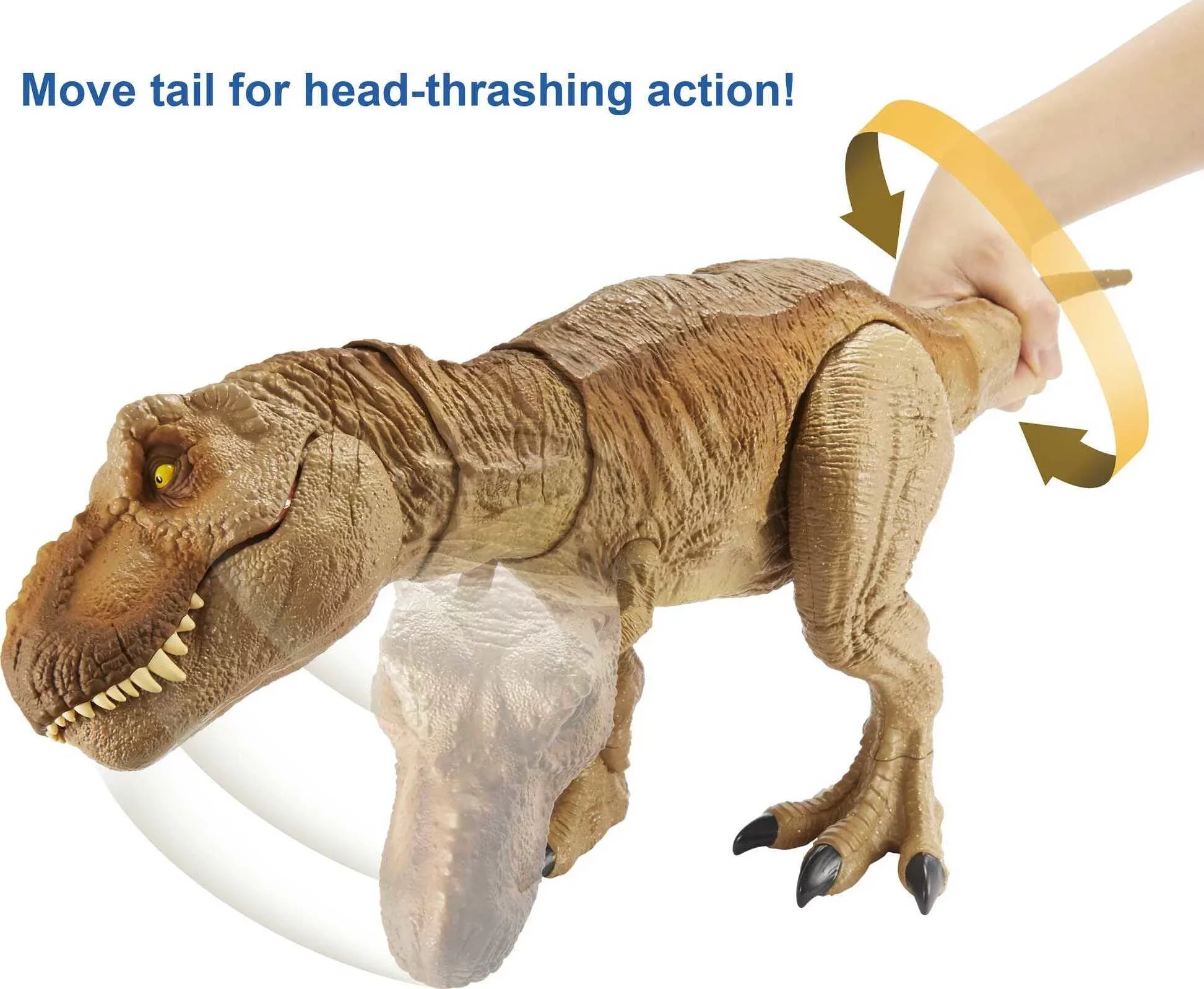 Tyrannosaurus Ages Large Figure for Action World 4 Up Rex Years Jurassic Epic & Roarin’