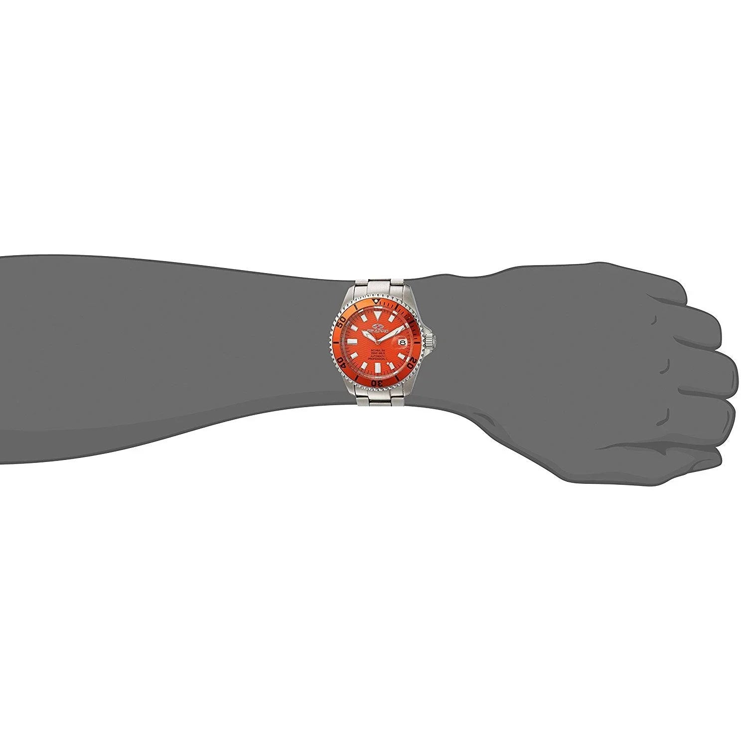 Scuba SP4315 Seapro 200 dial watch Men's - Orange