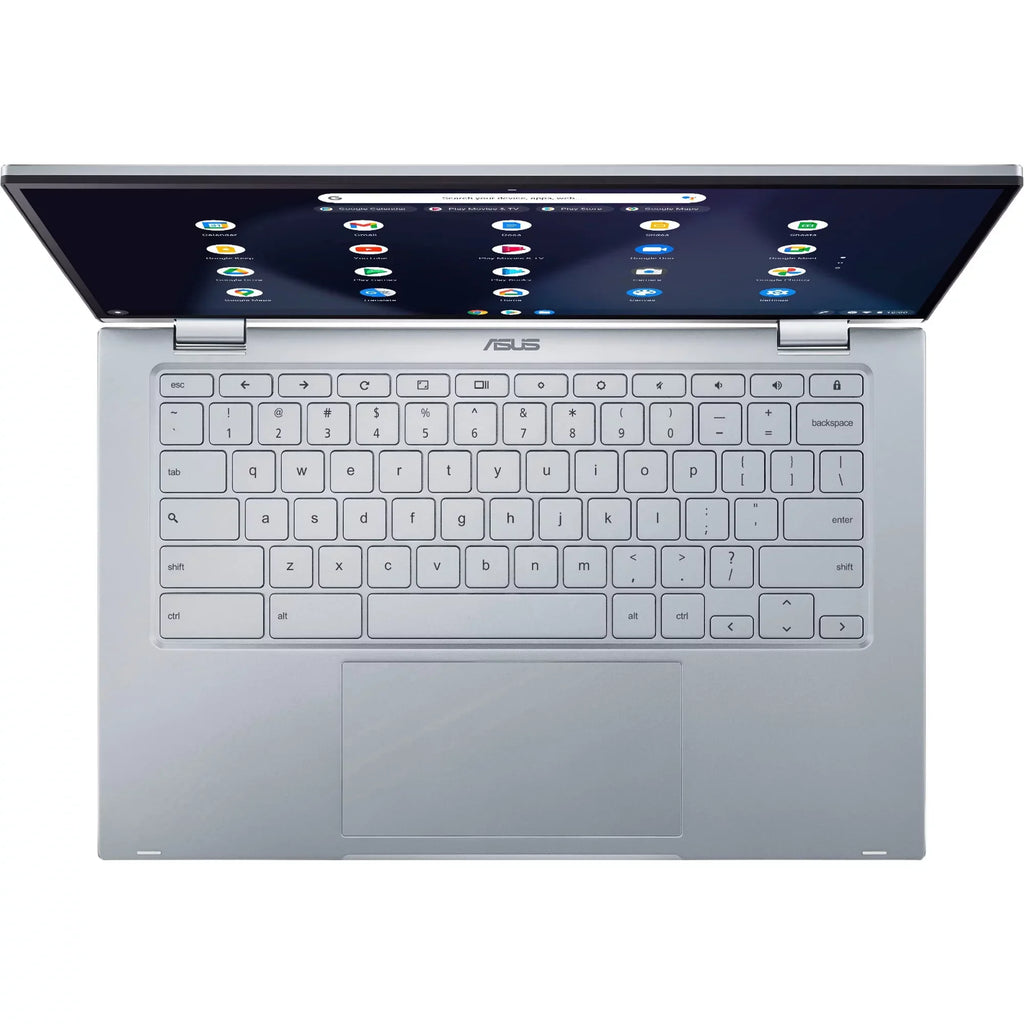 8GB USB-C Touchscreen C433 14" Business Webcam SD Chromebook 64GB Intel Laptop ASUS M3-8100Y Flip Chrome + DDR4 UHD Card Graphics eMMC OS FHD 256GB 14 Processor IPS Intel 615 Core 2-in-1 Silver