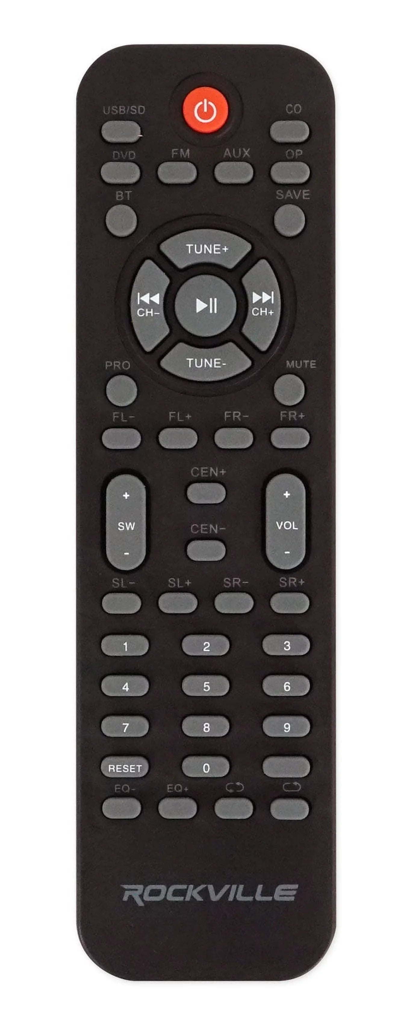 Mics Home System Wireless Sub+(2) Theater/Karaoke w/5.25" VHF Rockville Machine