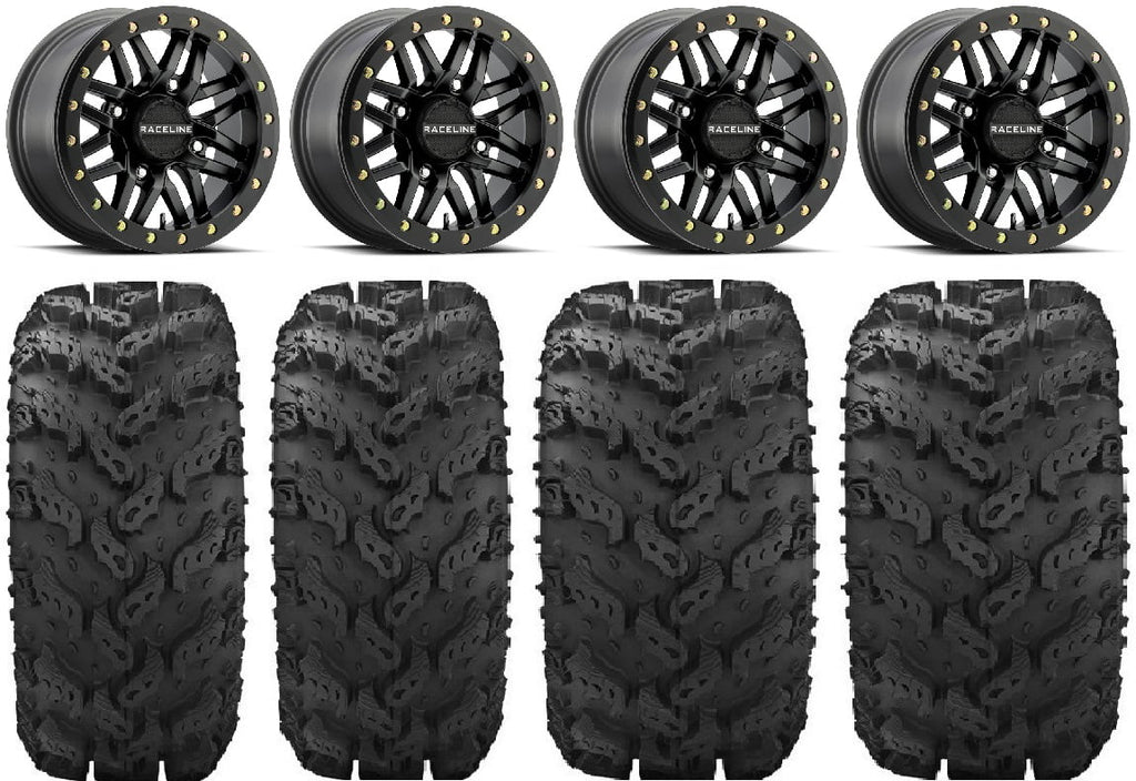 Pro Kawasaki Bdlk Wheels Raceline 26" 14" Tires Reptile FXT Ryno Mule Bk