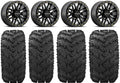 Pro Kawasaki Bdlk Wheels Raceline 26" 14" Tires Reptile FXT Ryno Mule Bk