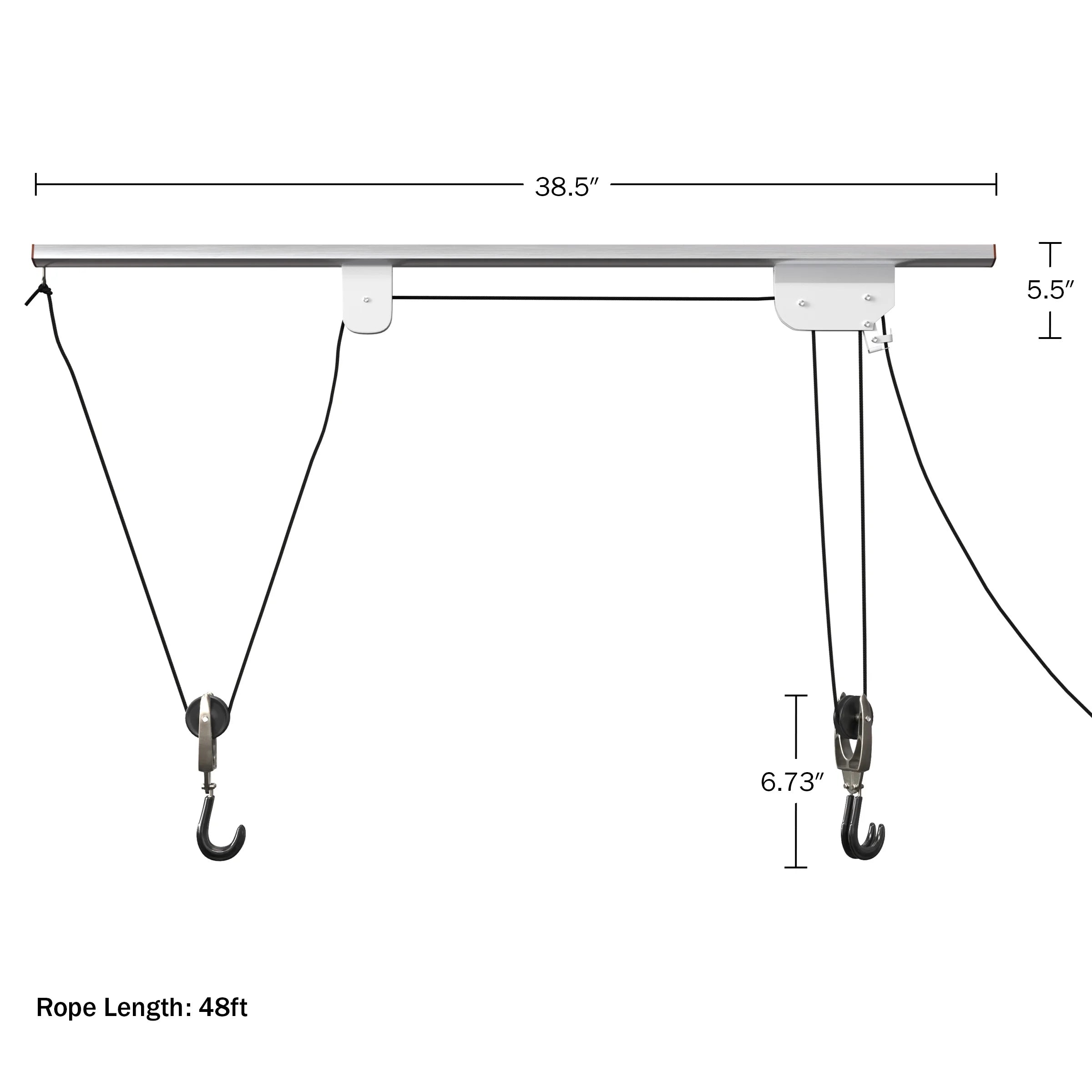 System Garage RAD Bike Storage Hanger - Cycle Pulley Overhead Hoist