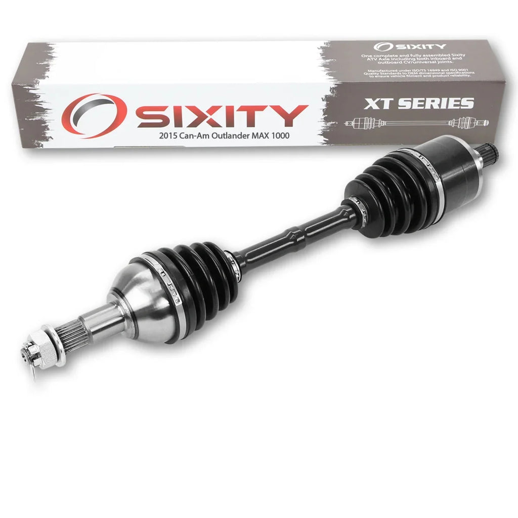 XT with EFI Can-Am - Axle MAX 1000 compatible 2015 Rear LTD Outlander 4X4 Left Sixity