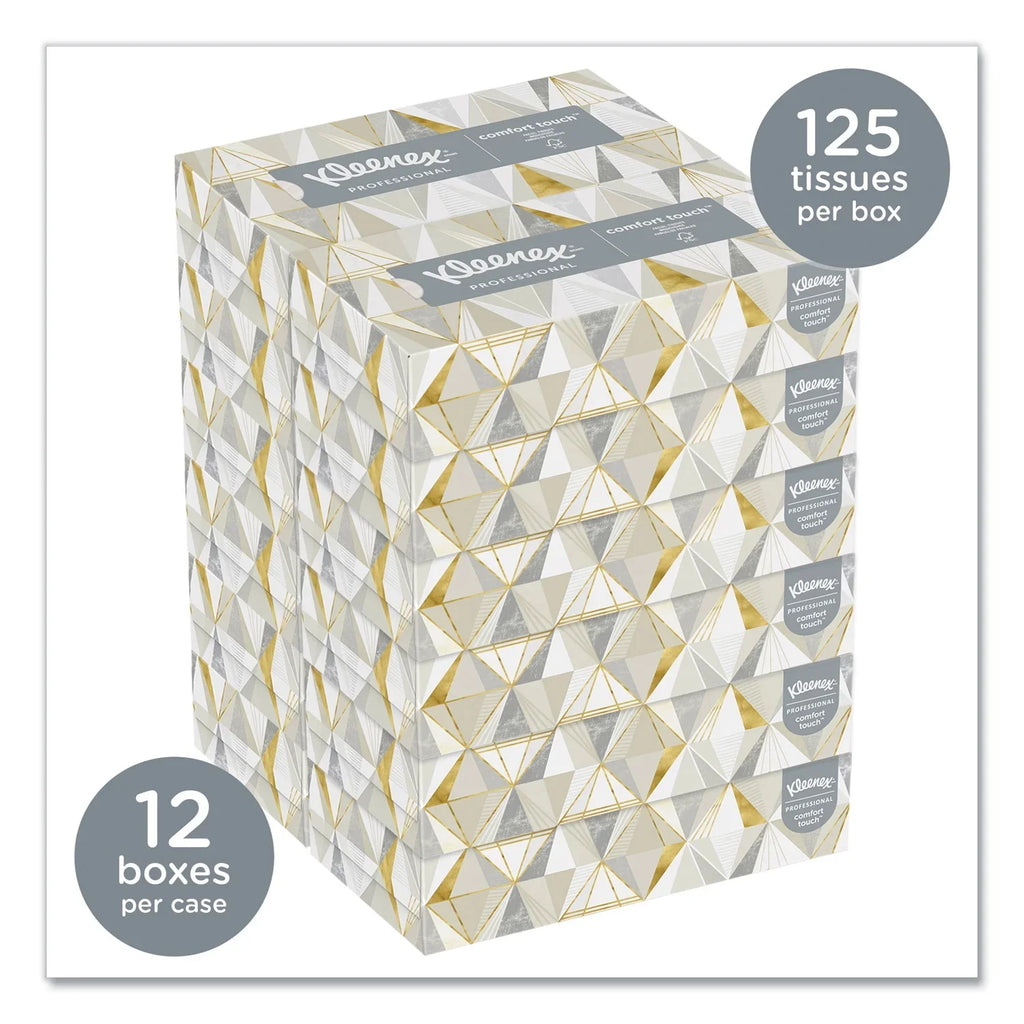 Boxes/carton White 2-ply, 125 Kleenex® Facial 12 Tissue, Sheets/box,