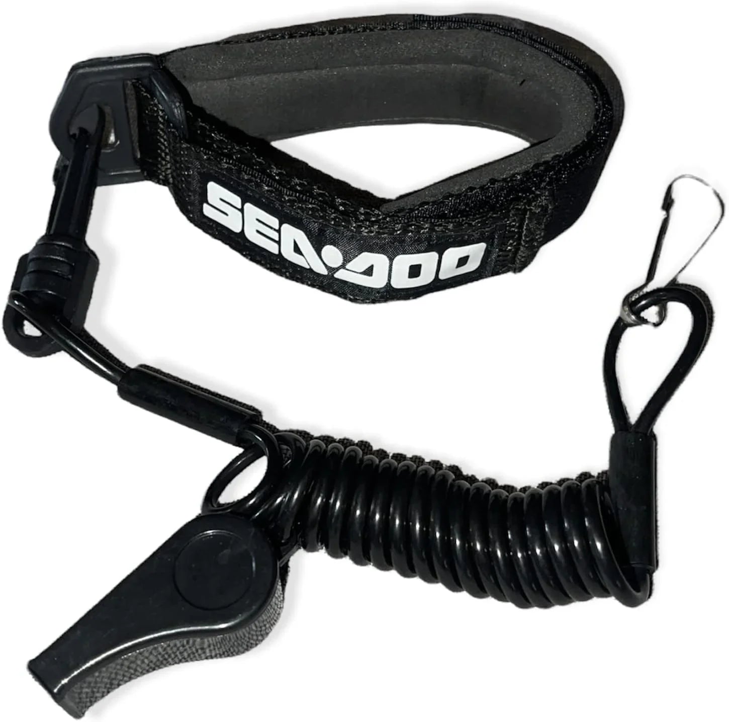 Repair Replacement DESS Safety SEA Cord Whistle SEA-DOO Black Tether DOO Key Lanyard SEADOO With
