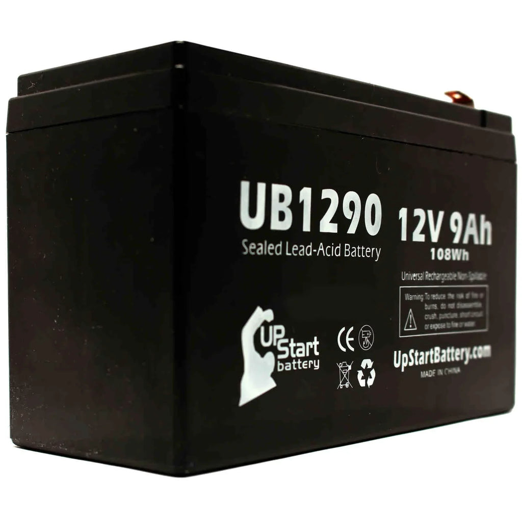 F1 8 7640 Pack AGM, Acid to UB1290 Terminal, Includes - 9000mAh, Replacement Terminal Compatible Adapters MICROGAS SLA) Kontron Universal - - Battery Lead Battery Sealed F2 4x 9Ah, F1 (12V,