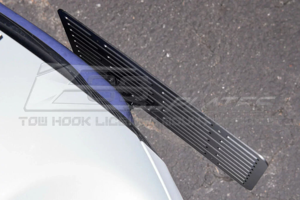 Version Hook Mini Plate for Plate | 2014-Present Tow License Online Cooper Store EOS Extreme Replacement Mount 2 Tow-119-V2 Bracket Front Bumper Relocator