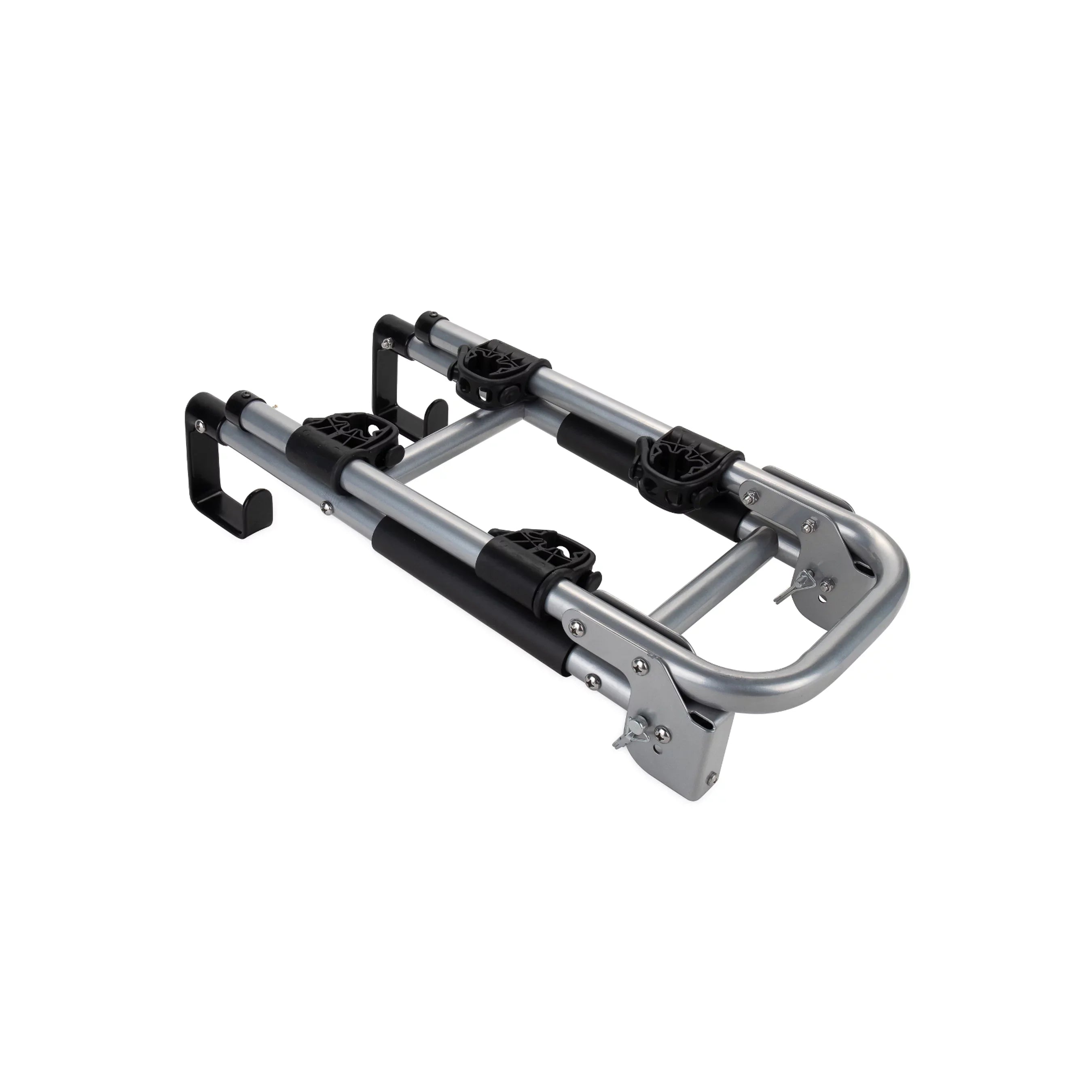 2 Rack Mount Ladder Camper/RV | Camco Holds Black Silver Bike Bikes (51492) to | Up &